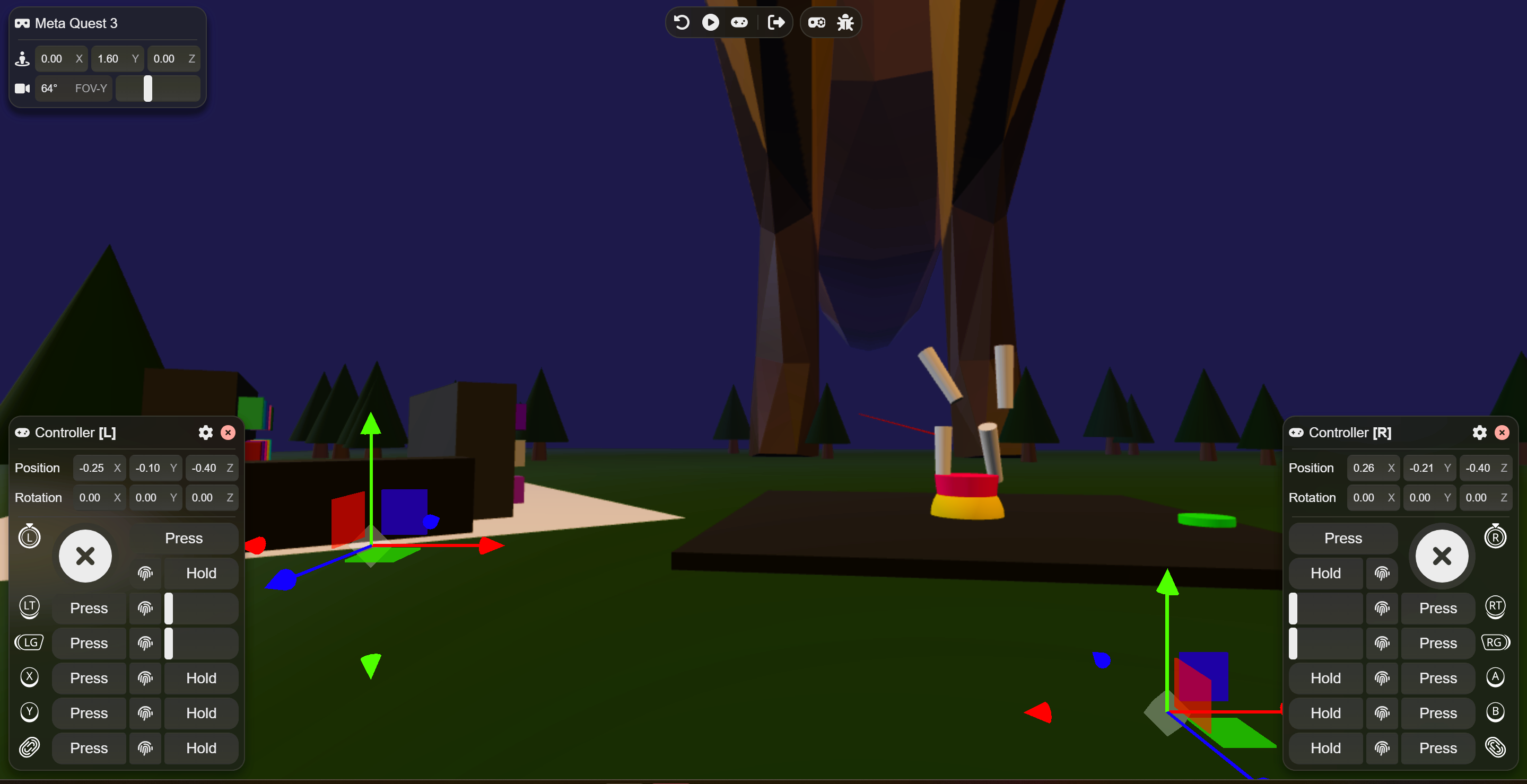 The Forest Hub VR Experience